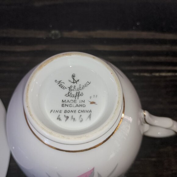 1930s New Chelsea Staffs England Bone ChinaTea Cup and Saucer - Picture 6 of 6